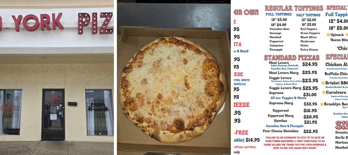 New York Pizza To-Go Padre Island